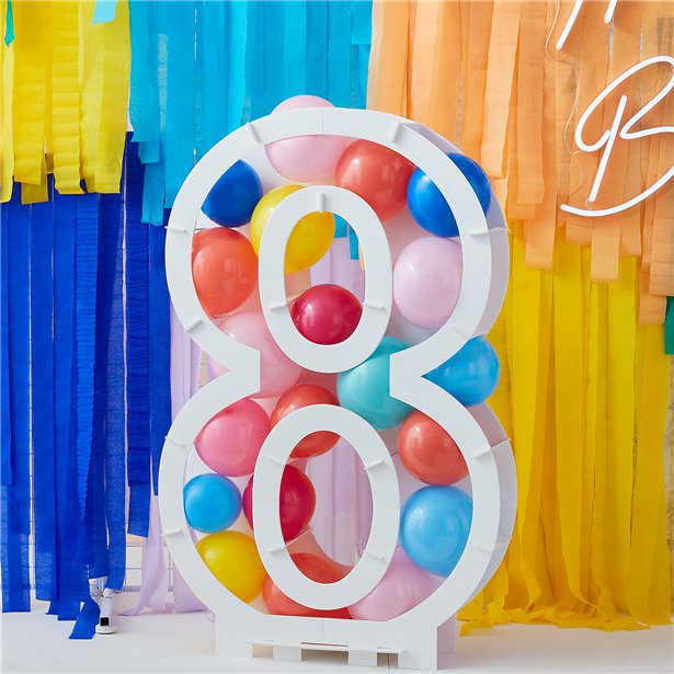 Balloon Mosaic Number Stand 8 – product image 2