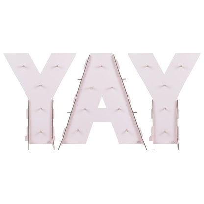 YAY Pink Ombre Donut Wall Stand - 23cm x 40cm
