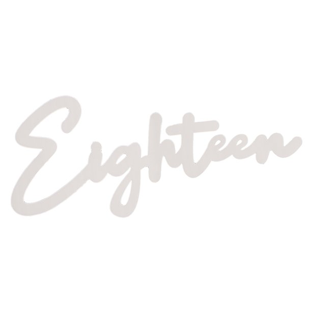 18 White Balloon Arch Sign – product image 2
