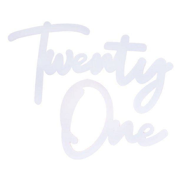 21 White Balloon Arch Sign – product image 2