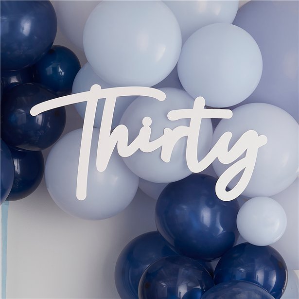 30 White Balloon Arch Sign – product image 2