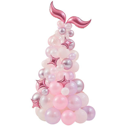 Mermaid Magic Balloon Arch - 80 Balloons