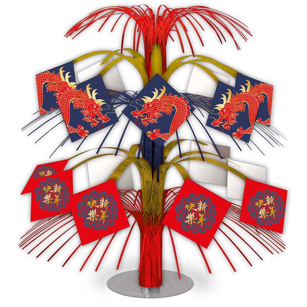 Chinese New Year Cascade Centrepiece - 30cm