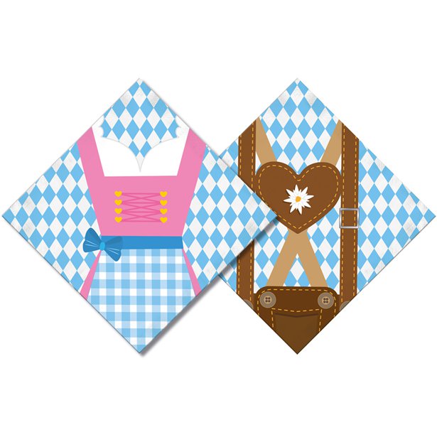 Oktoberfest Paper Napkins - 33cm (20pk) – product image 2