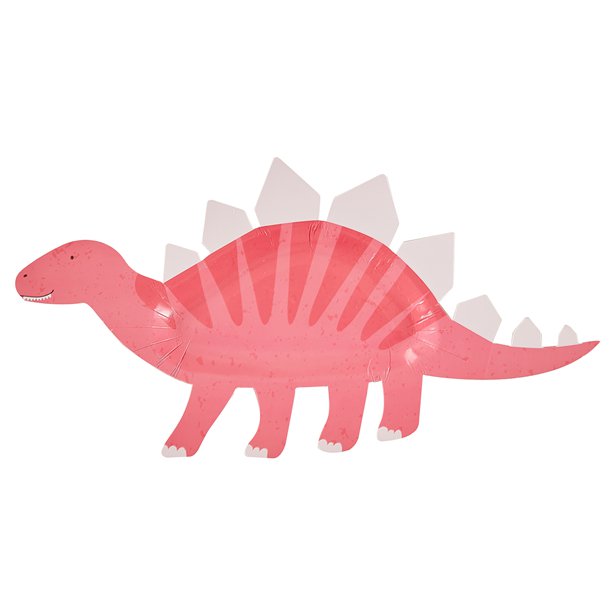 Party Like A Dinosaur Shaped Paper Plates - 30cm (8pk) – product image 2