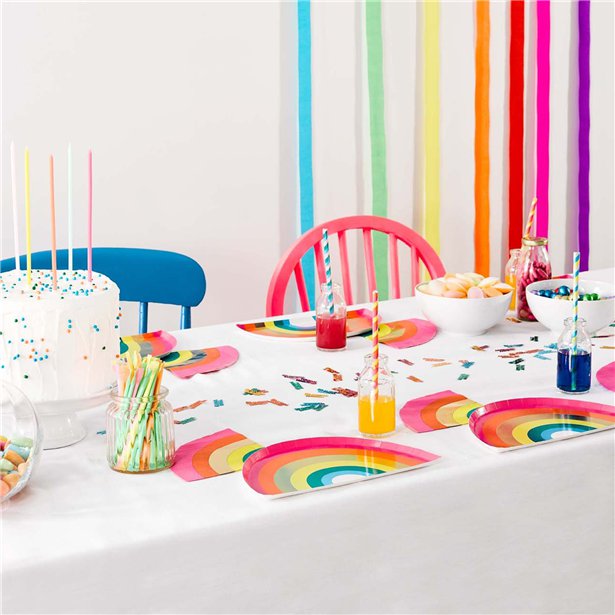 Rainbow Paper Napkin - 29cm (16pk) – product image 2