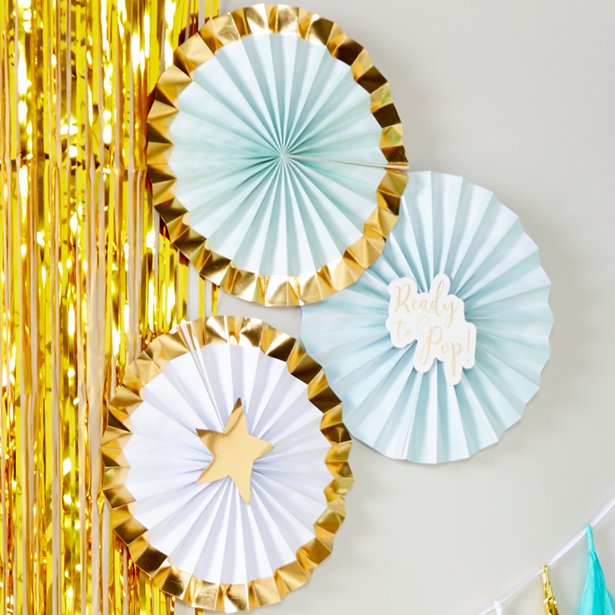 Ready To Pop Paper Fan Kit - 30cm (3pk) – product image 2