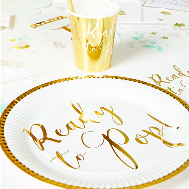 Ready To Pop Paper Plates - 23cm (8pk) – product image 2