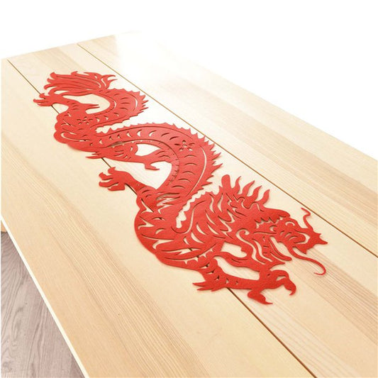 Chinese New Year Felt Table Runner - 1.3m x 37cm