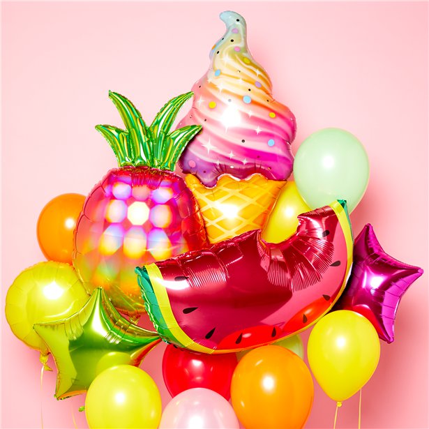 Iridescent Pineapple SuperShape Balloon - 31" Foil – product image 2
