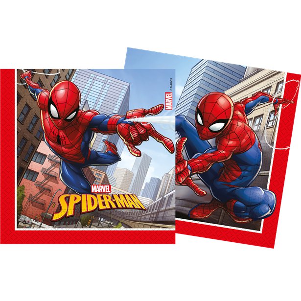 Spiderman Crime Fighter Paper Napkins - 33cm (20pk) – product image 2