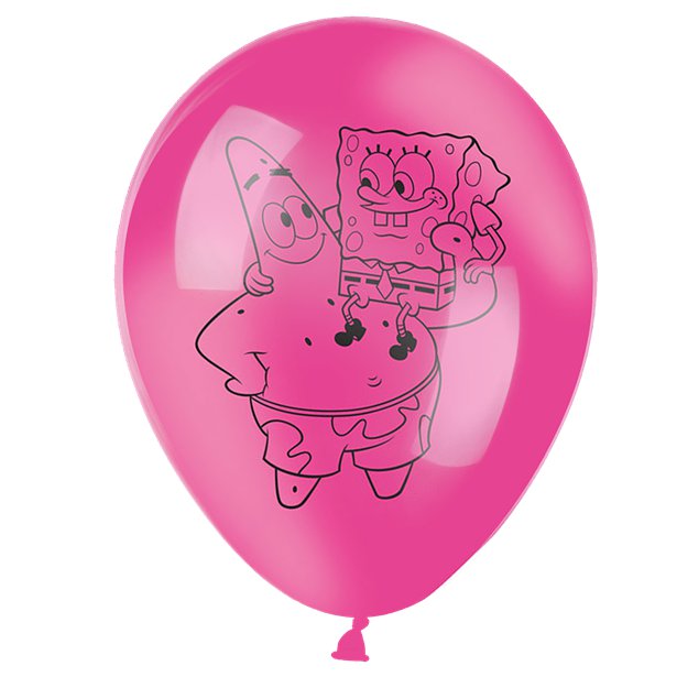 SpongeBob Balloons - 11" Latex (6pk) – product image 3