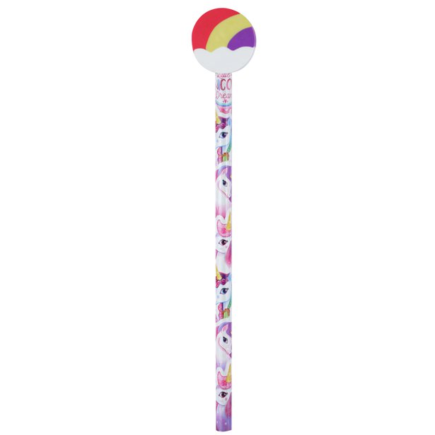 Unicorn Pencil with Eraser Topper – product image 3