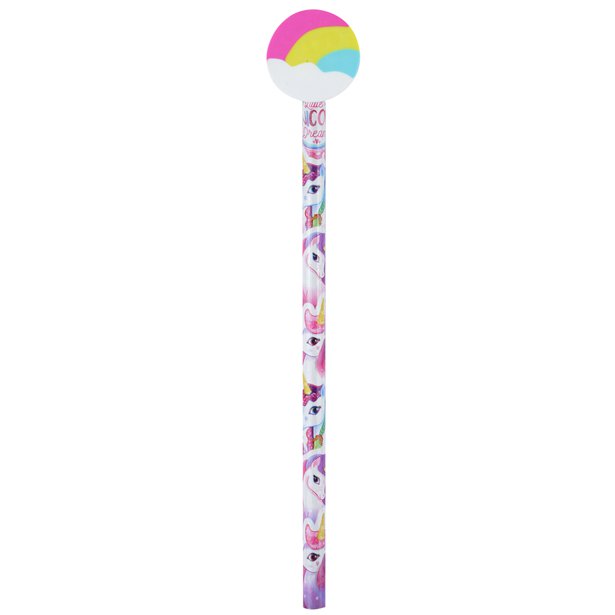 Unicorn Pencil with Eraser Topper – product image 4
