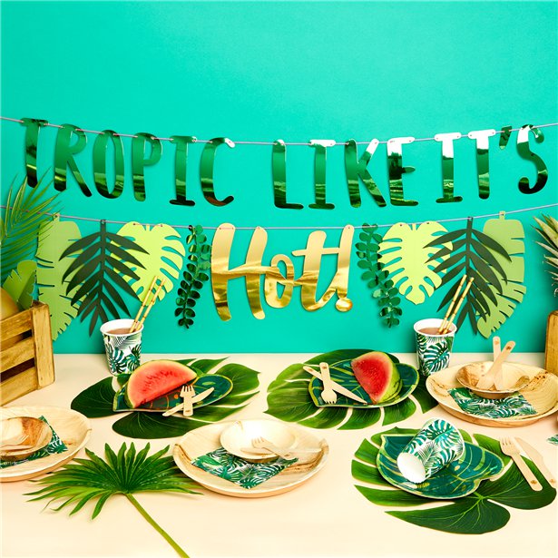 Tropic Like Its Hot 2-Tiered Banner - 2m – product image 3