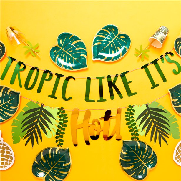 Tropic Like Its Hot 2-Tiered Banner - 2m – product image 4