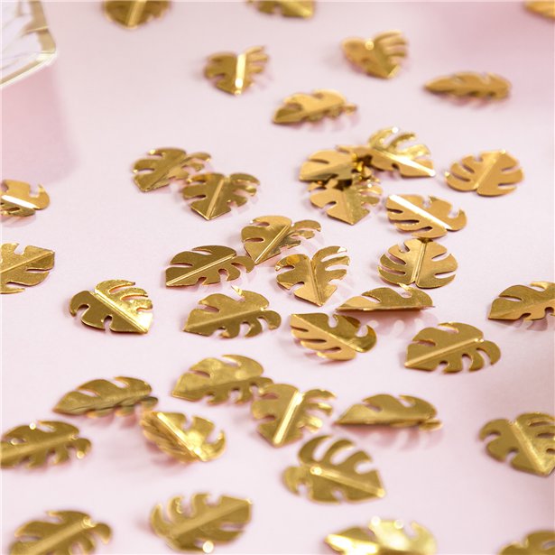 Gold Palm Leaves Confetti (15g pack) – product image 2