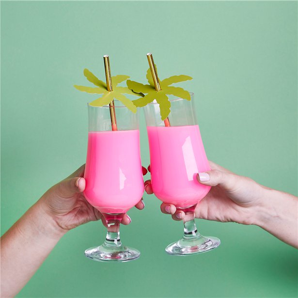 Palm Leaf Paper Straws (24pk) – product image 2