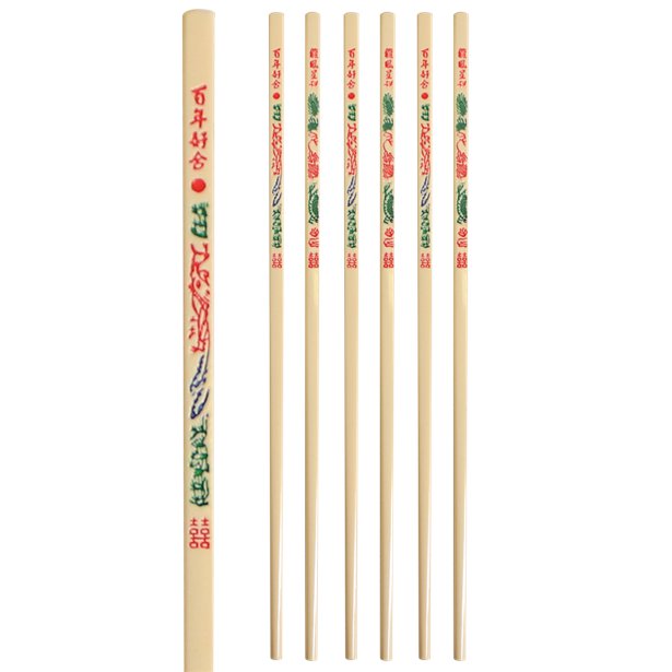 Chinese New Year Reusable Chopsticks (10 pairs) – product image 1