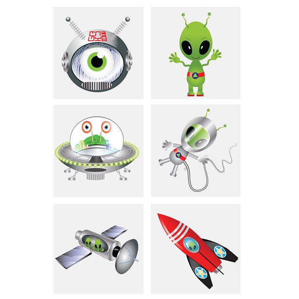 Alien Tattoo Sheet – product image 2