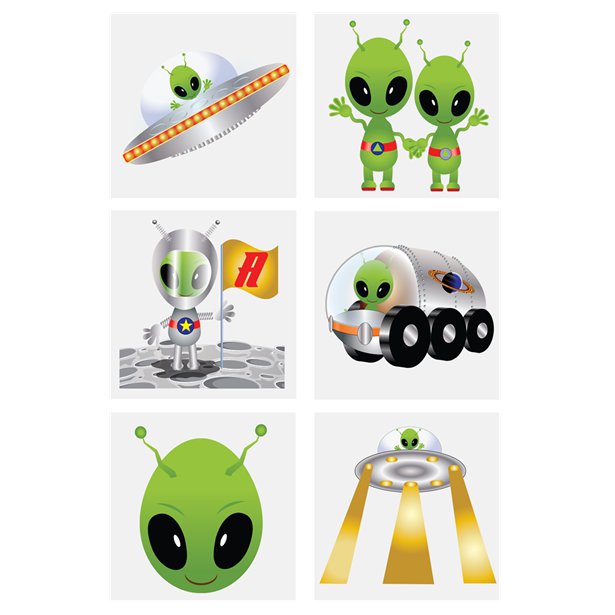 Alien Tattoo Sheet – product image 3