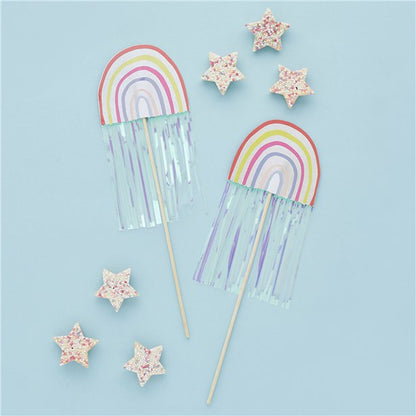 Rainbow Party Wands (5pk)