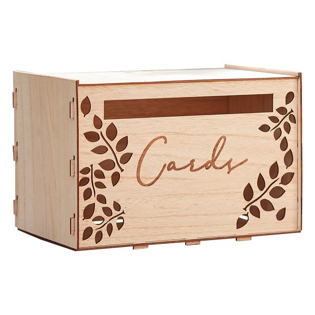 Wooden Wedding Card Box