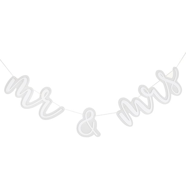 Mr & Mrs Acrylic Bunting – product image 2