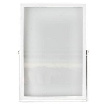 White Metal Customisable Photo Frame Sign