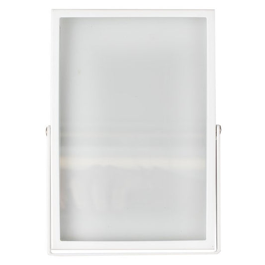 White Metal Customisable Photo Frame Sign