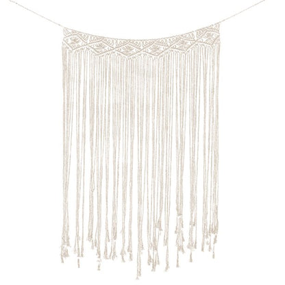 A Touch Of Pampas White Macrame Chair Decorations (2pk)