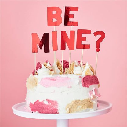 "Be Mine" Cake Pick Set