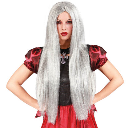 Grey Long Wig