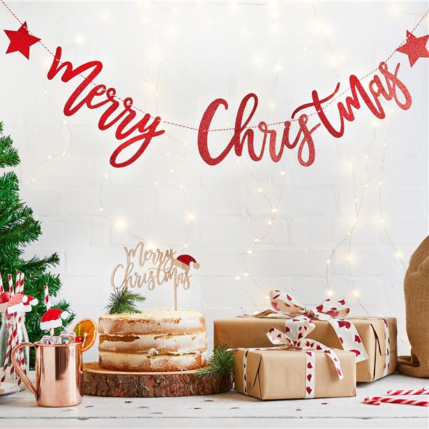 Merry Christmas Bunting - 2m – product image 1