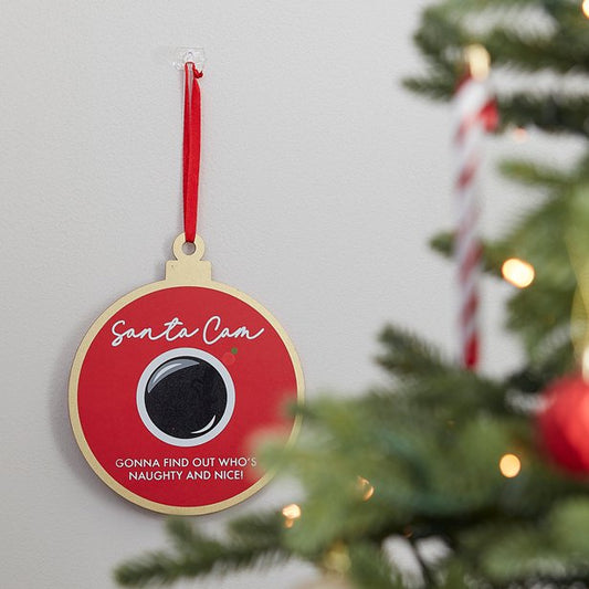 Wooden Santa Cam Decoration - 17cm