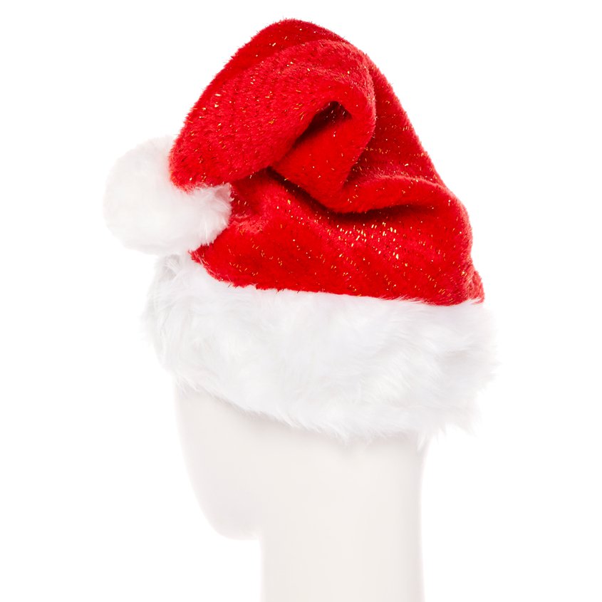 Plush Glitter Santa Hat – product image 4
