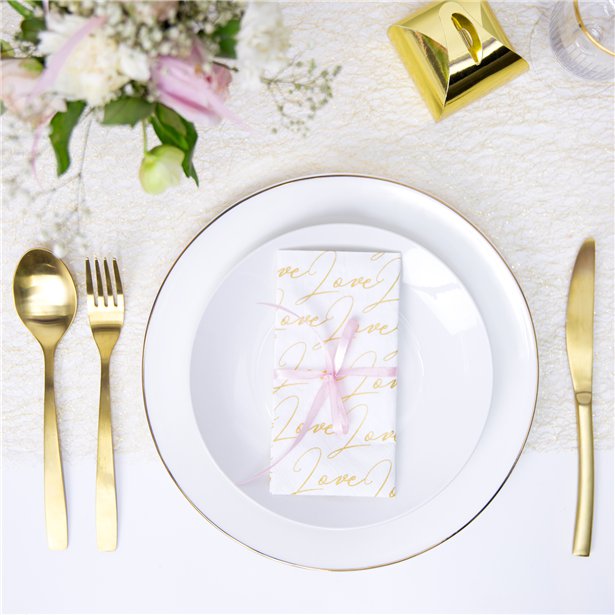 Gold Mesh Table Runner - 9m – product image 1