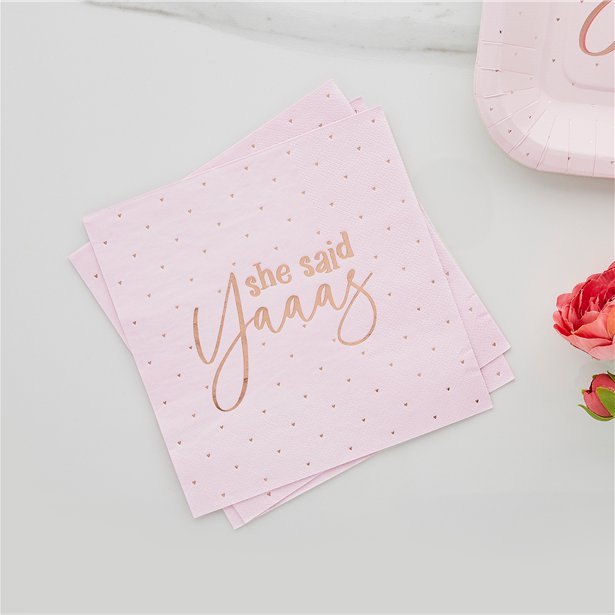 She Said Yaaas Paper Napkins - 33cm (10pk) – product image 1