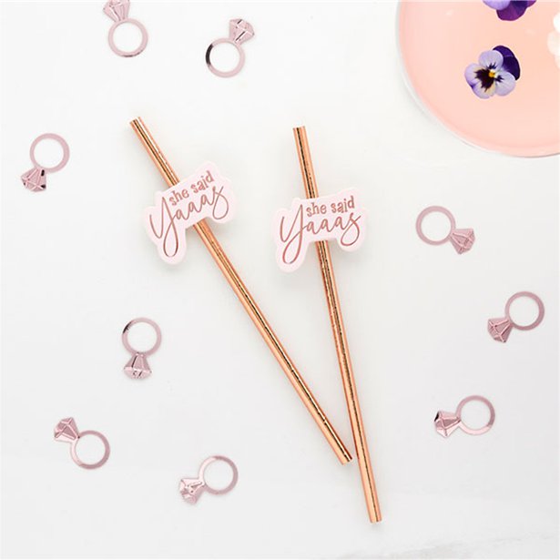 She Said Yaaas Paper Straws (20pk) – product image 1