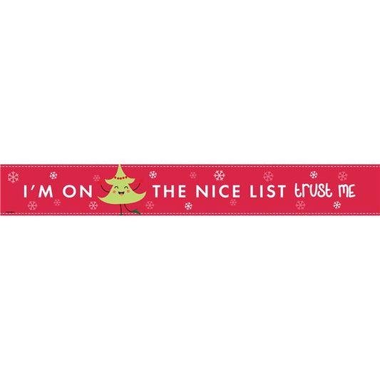 Santa Please Stop Here Paper Door Banners - 1m (3pk)
