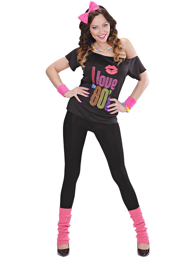 I Love 80s T Shirt - Adult Costume – product image 2