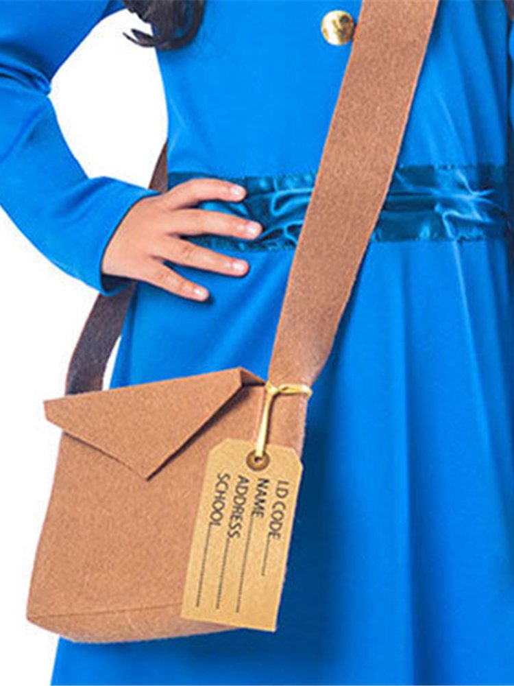 Evacuee Girl Blue Dress - Child Costume – product image 2