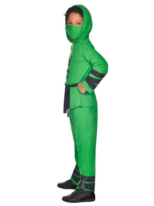 Green Ninja Warrior - Child and Teen Costume