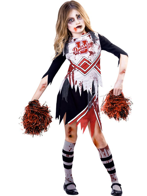 Zombie Cheerleader Girl - Child and Teen Costume – product image 1