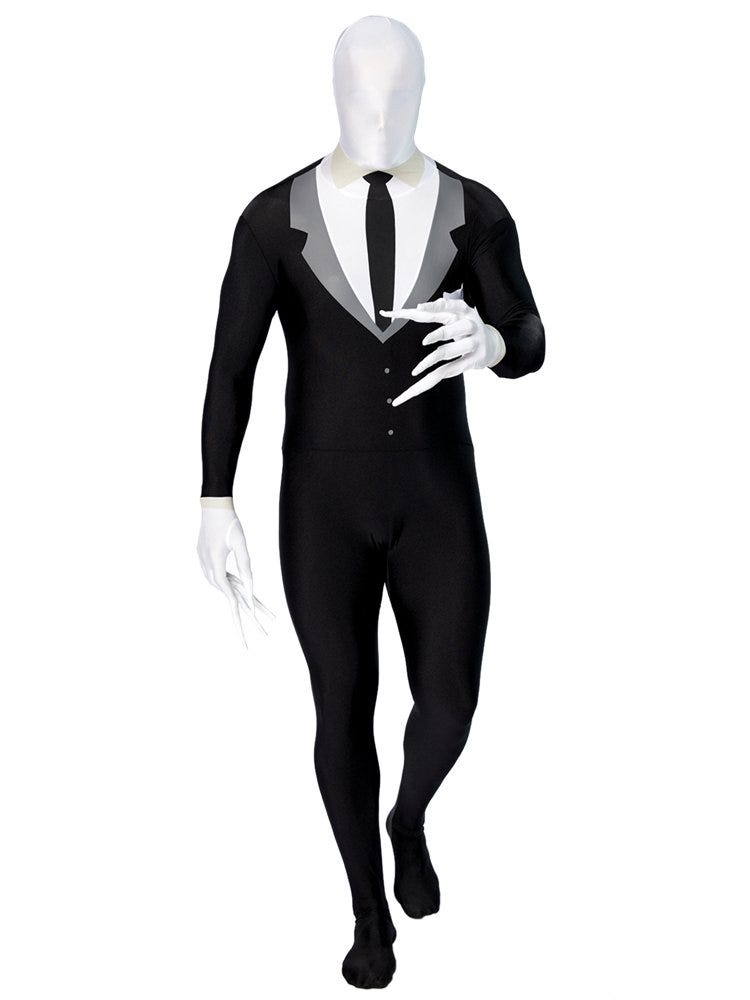 Slender Man Party Suit - Child Costume