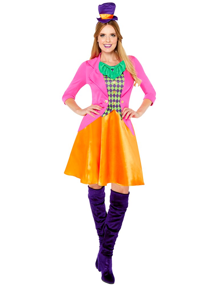 Miss Mad Hatter - Adult Costume – product image 1