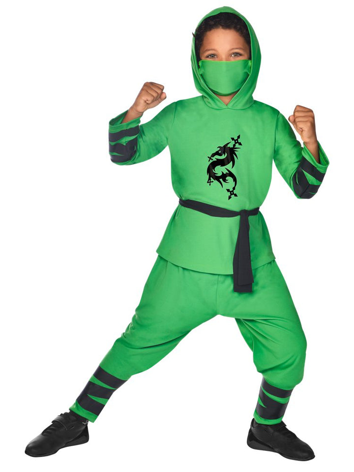 Green Ninja Warrior - Child and Teen Costume – product image 1