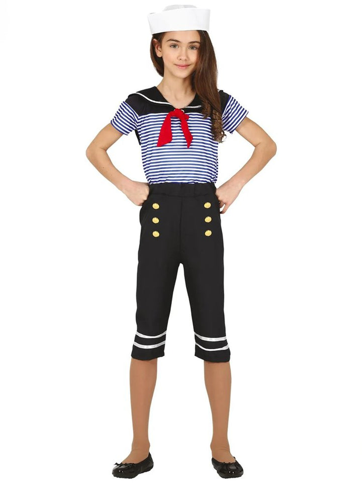 Stripe Sailor Girl - Child Costume – product image 1