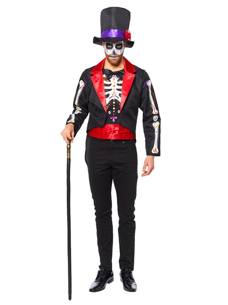 Day of the Dead Jacket - Adult Costume – product image 1