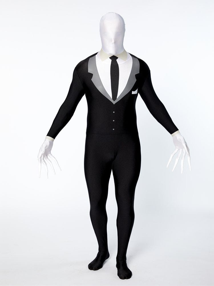 Slender Man Party Suit - Child Costume